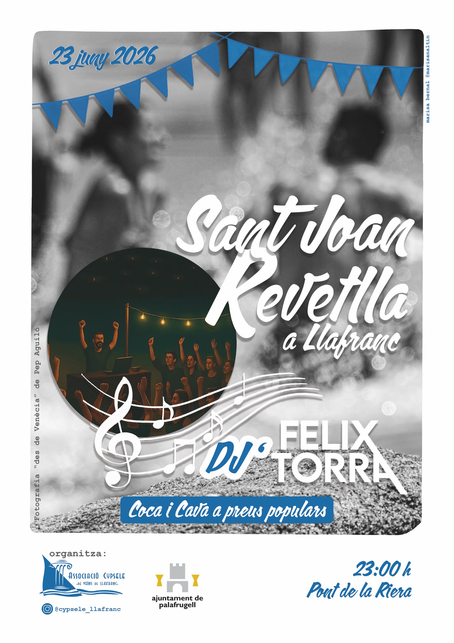 Cartell Sant Joan Revetlla a Llafranc 2026